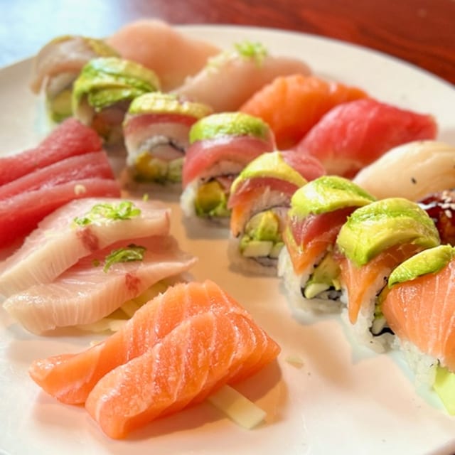 Ginbu Deluxe Sampler Platter.