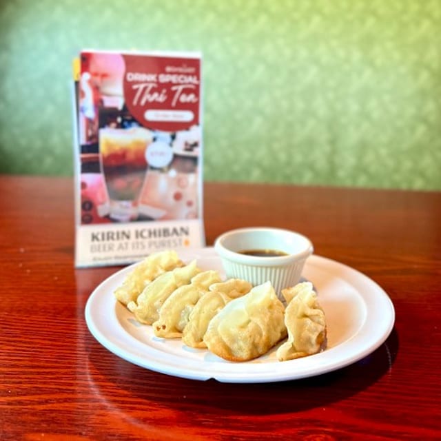 Pork and Vegetable Dumplings.