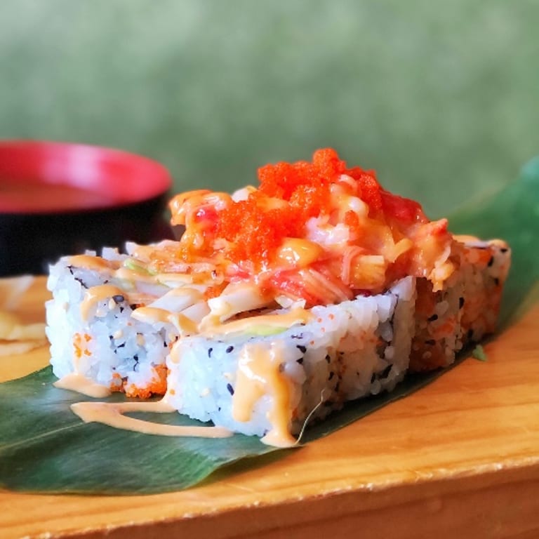 Indulge in Our Volcano Roll