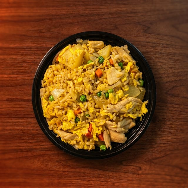 Pineapple Chicken Fried Rice.