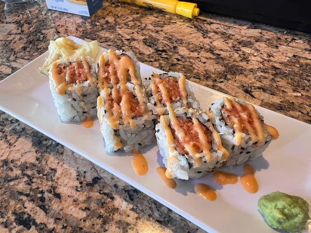 Spicy Tuna Hand Roll.